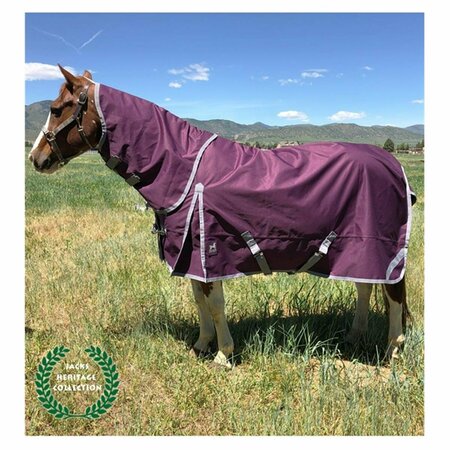 FIENDDEMONIO Boreas Purple Turnout Sheet 1200 Denier with Reflective Stripes FI2996887